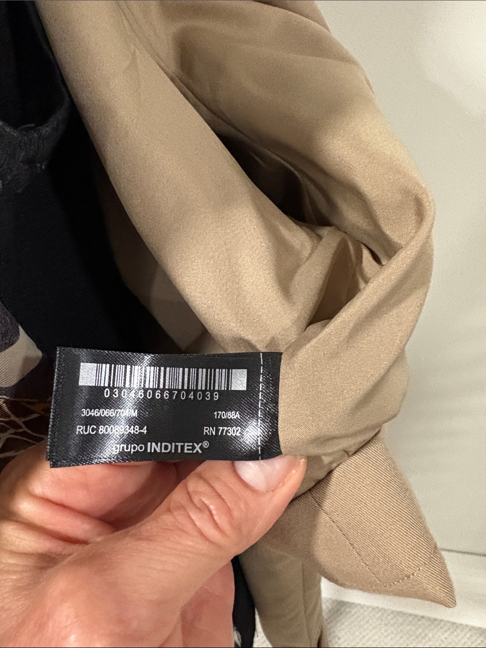 ZARA Double Breasted Crop Trench Women’s M - Picture 7 of 8